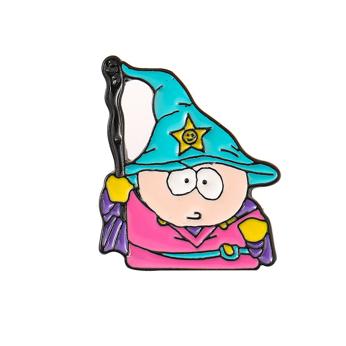 Wholesale Metal Brooch Pin Electroplated Badge Chic Bag Charm And Backpack Accessory