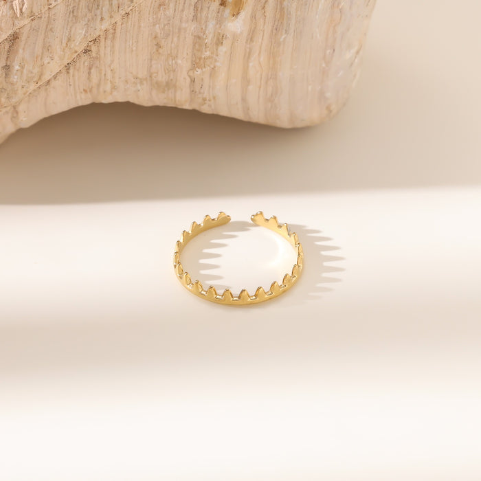 Wholesale Titanium steel d adjustable creative niche minimalist ring