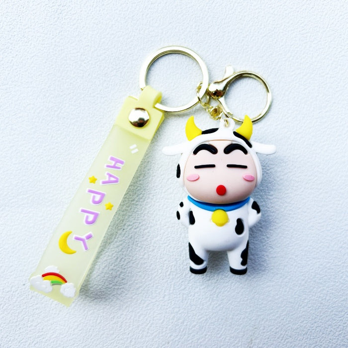 Wholesale PVC Cartoon Doll Keychain JDC-KC-WuYi166