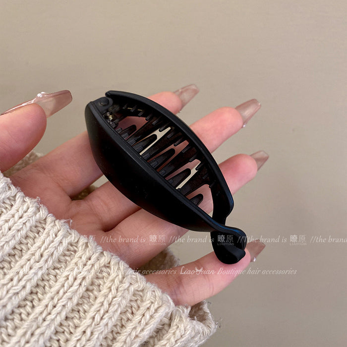 Wholesale Simple Banana Hairpin Women's Head Ponytail Clip Headwear