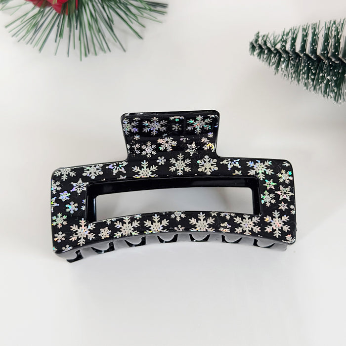 Wholesale Christmas hair clip,  reindeer snowman print,  shark clip,  cartoon hair accessory