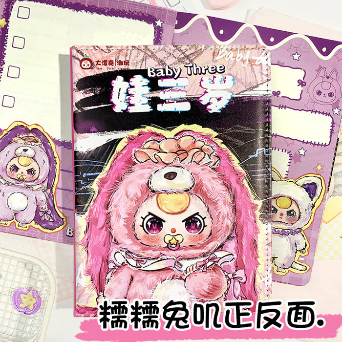 Wholesale 5pcs Rabbit Pu Leather Notebook  Coloring Pages Cartoon Leather