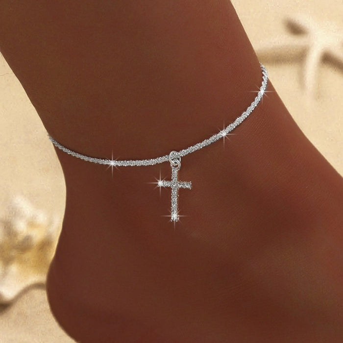Wholesale Trendy Water Wave Star Necklace Copper Silver Electroplated Fashion Jewelry Accessory