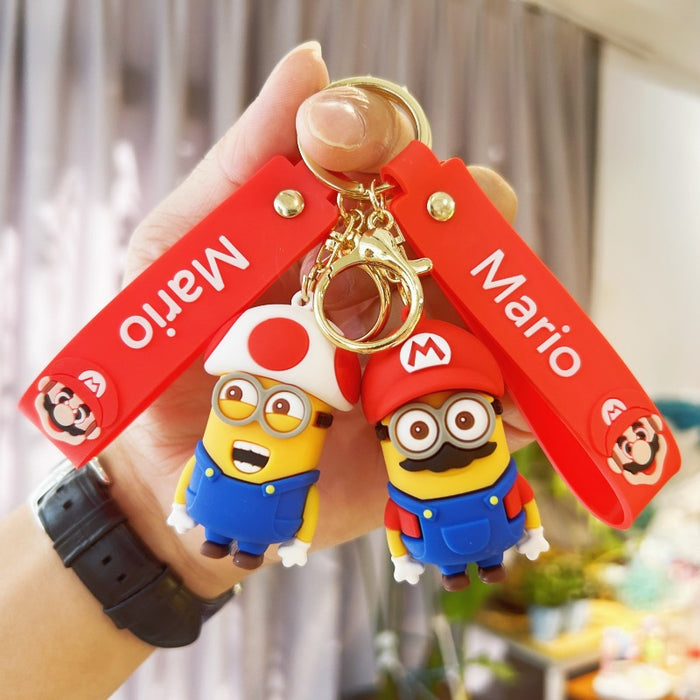 Wholesale PVC Cartoon Doll Keychain JDC-KC-WuYi188