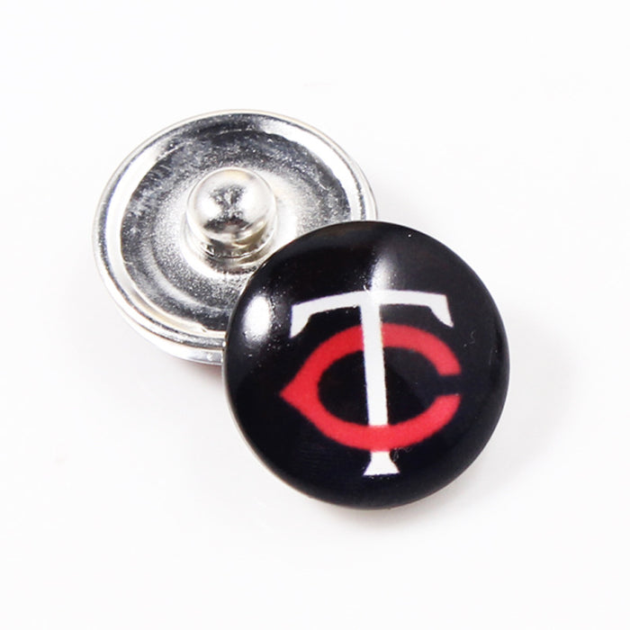 Wholesale 10 pairs/ pack 18mm Ice Hockey Team Button