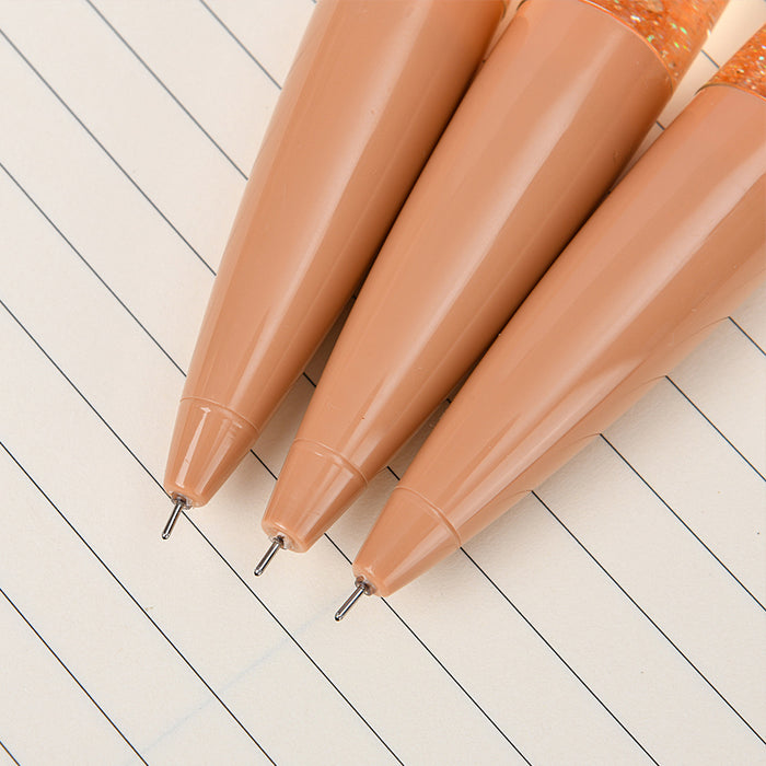 Wholesale Cute Capybara Quicksand Spinning Gel Pen Creative Spinning Stress Relief Pen Cartoon Spinning Fun Student Decompression Pen