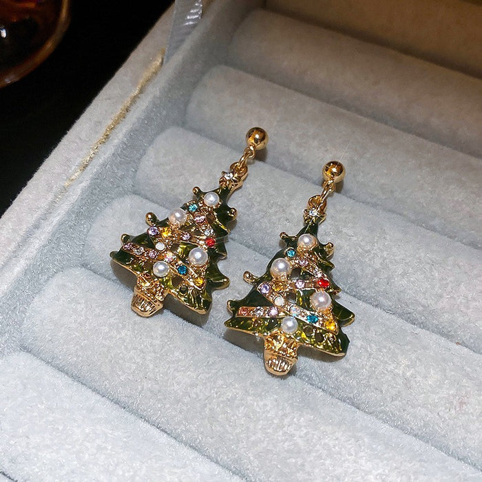 Wholesale  little devil skull heart dark earrings