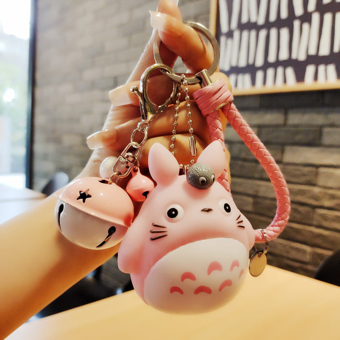 Wholesale Cartoon Key Chain Doll Bell Key Chain Bag Pendant Pinch Called Gift Blind Box