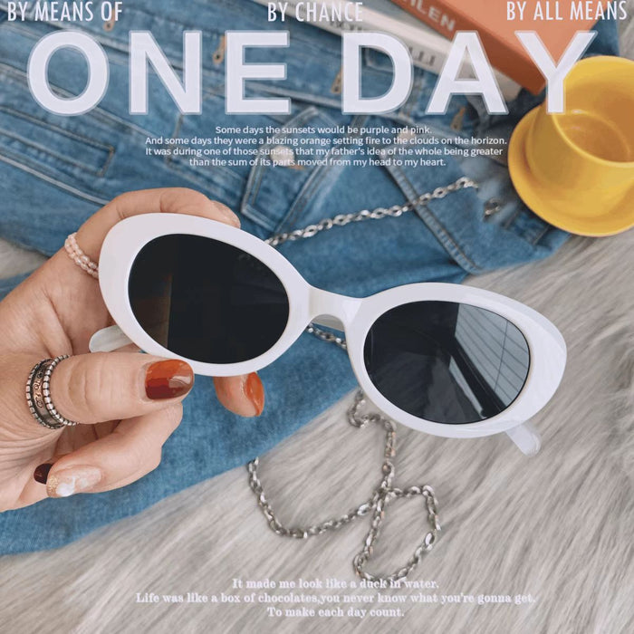 Wholesale Glasses Cat's Eye Oval Anti-UV Sunglasses