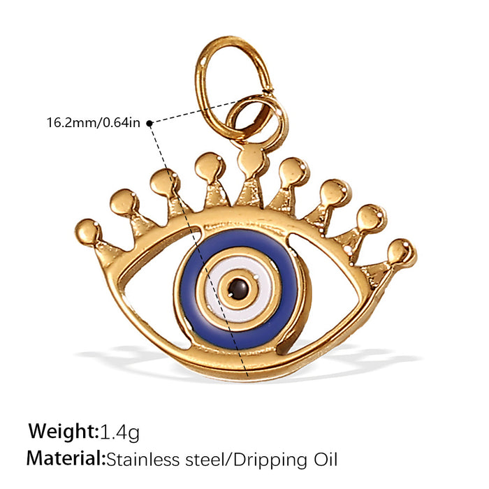 Wholesale DIY Stainless Steel Gold-Plated Necklace Pendant Accessories