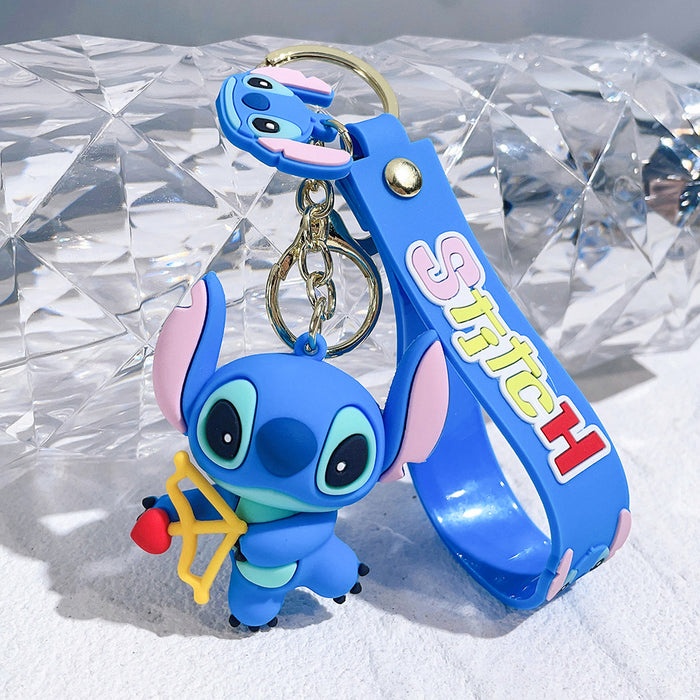 Wholesale Cartoon Silicone Doll Keychain JDC-KC-QiChao019