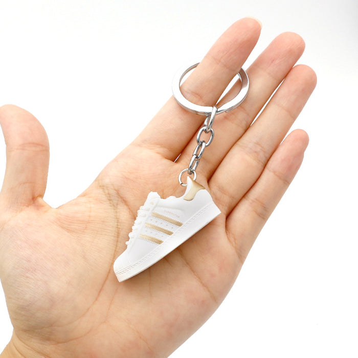 Wholesale PVC Basketball Shoe Model Keychain JDC-KC-QLPing014