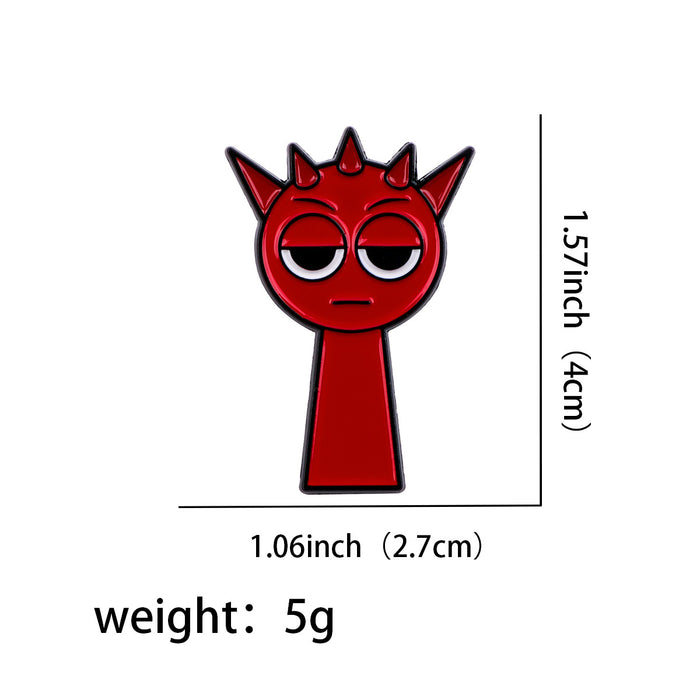 Wholesale Animation Game  Badge Clothing Backpack Alloy Brooch