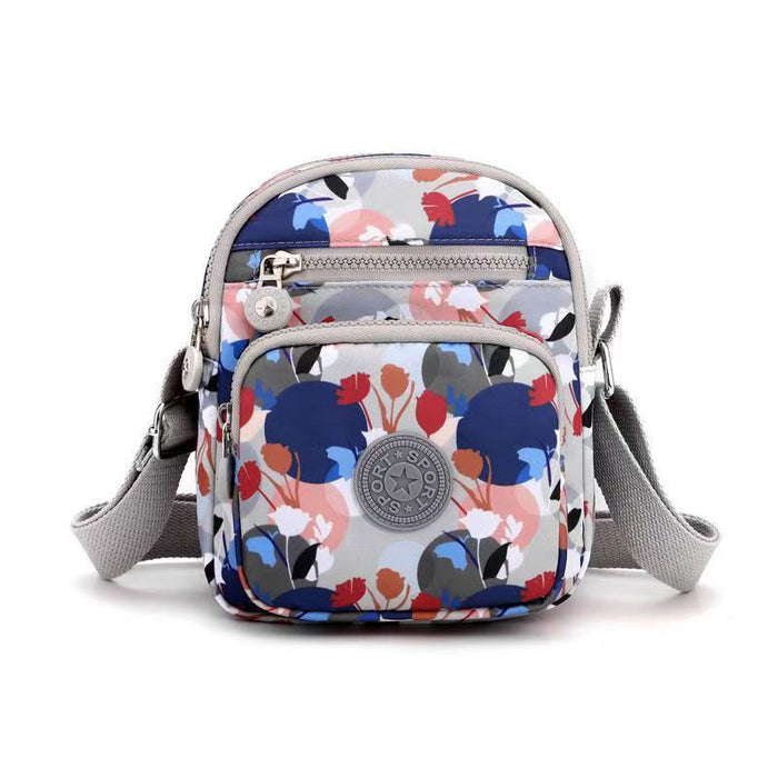 Wholesale Women' s canvas bag portable ladies messenger bag Oxford cloth casual shoulder bag vertical small bag