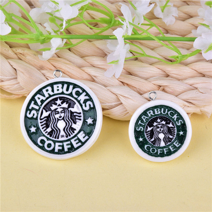 Wholesale 10PCS Stereo Coffee Resin Accessories JDC-BDS-KeJin003