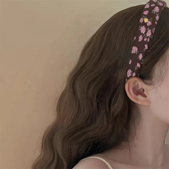 Wholesale Pastoral Style Floral Lace Headband