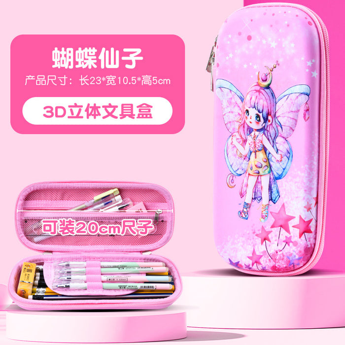 Wholesale Cartoon Pencil Case for Primary School Students Large Capacity Storage