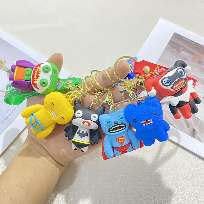 Wholesale Cartoon monster doll keychain