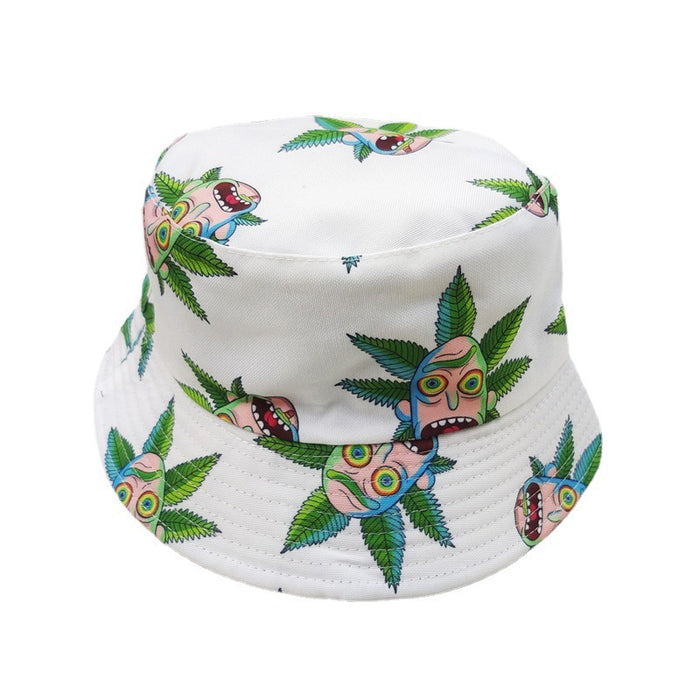 Wholesale Cartoon Print Cotton Bucket Hat JDC-FH-BoD017