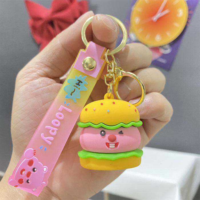 Wholesale PVC Cartoon Doll Keychain JDC-KC-WuYi017