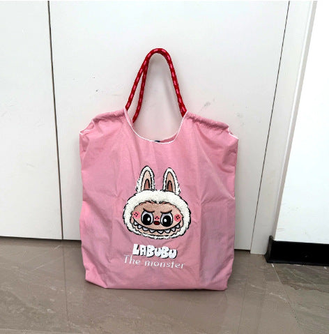 Wholesale Cute waist bag embroidered waterproof nylon crossbody bag versatile casual shoulder bag daily handbag