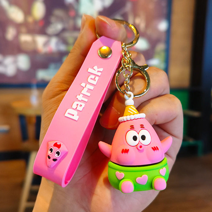 Wholesale Cartoon Doll Silicone Keychain JDC-KC-Tingm256