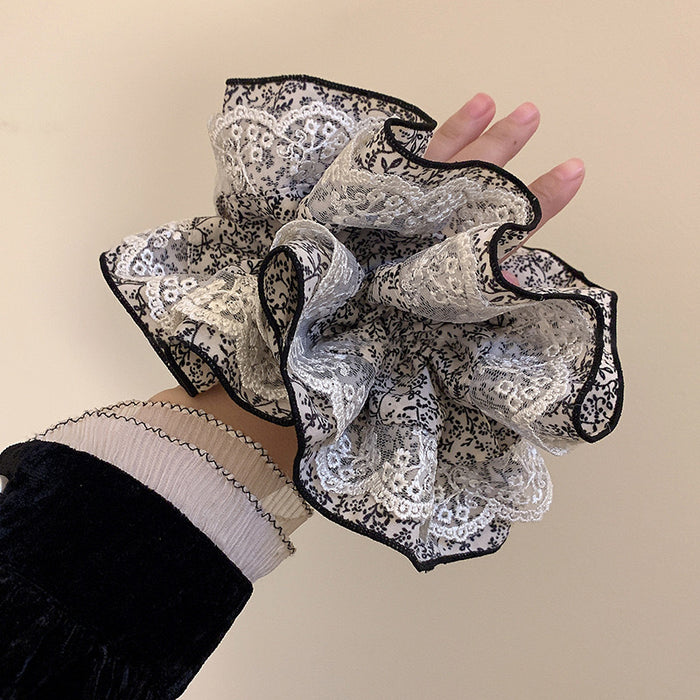 Wholesale New exquisite headband lace edge tied headband headband floral hair accessory