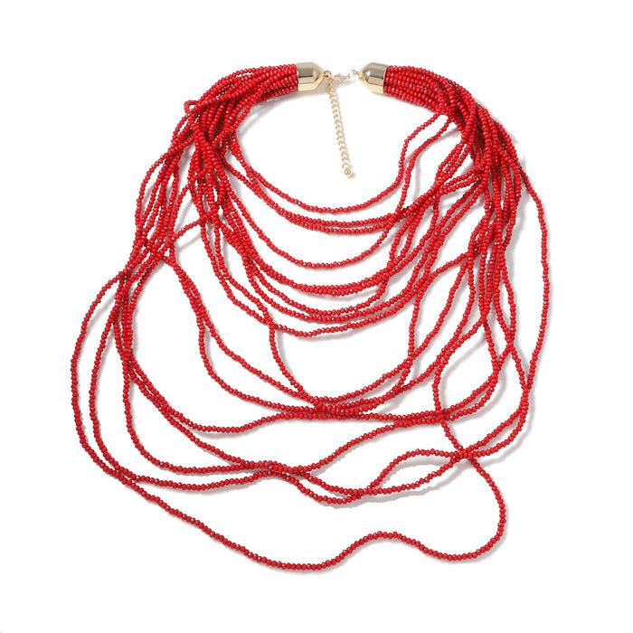 Wholesale Bohemian Fashion Complex Design Sense Multi-layer Women's Necklace