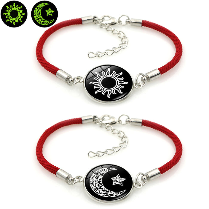 Wholesale Woven Hand Rope Male Female Student Couple Night Light Bracelet