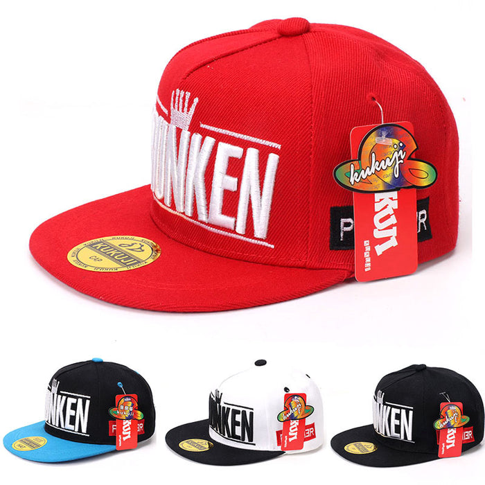 Wholesale Hip Hop Kids Baseball Cap Adjustable Wide Brim Sun Hat For Boys Girls Outdoor Stage Everyday