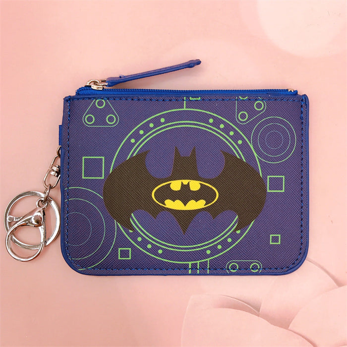 Wholesale PU Cartoon Printing with Key Ring Coin Card Holder JDC-WT-YaLL014