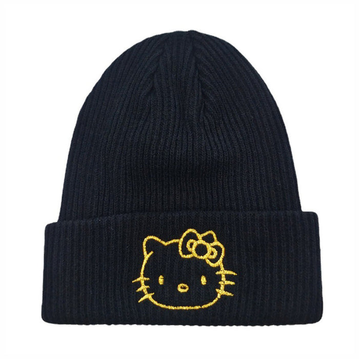 Wholesale Knitted Hat Anime Cartoon Cute Kitten Wool Hat Pullover Cold Hat