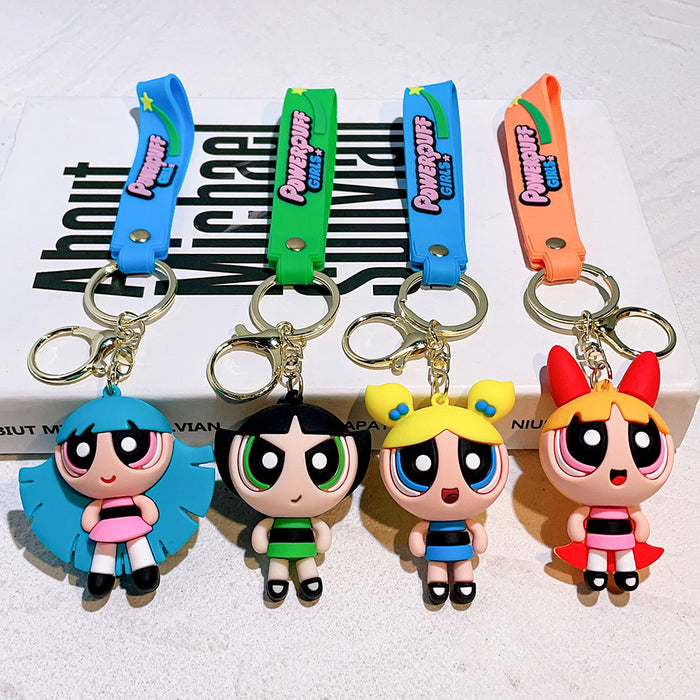 Wholesale Cartoon Silicone Doll Keychain JDC-KC-QiChao039