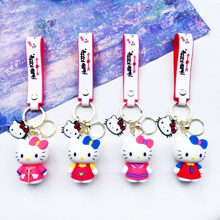 Wholesale PVC Cartoon Doll Keychain JDC-KC-ChuC046