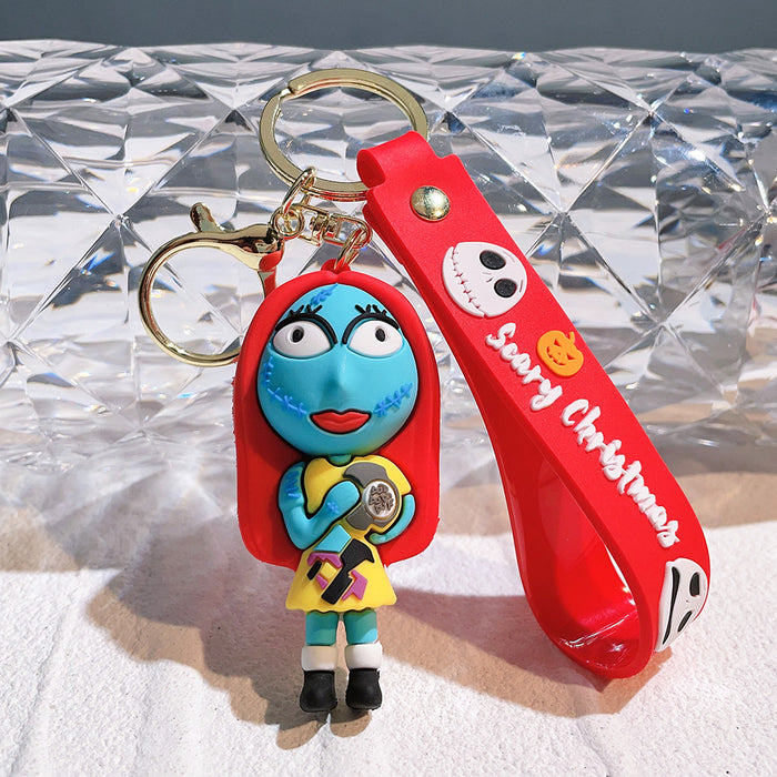 Wholesale  Pumpkin Skull Cartoon Doll Keychain Party Gift Pendant  Cute Keychain