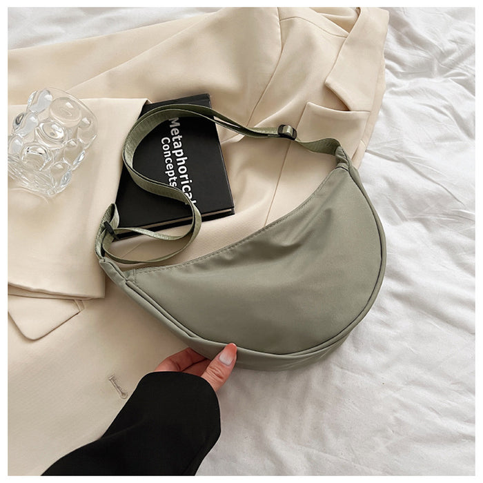 Wholesale Nylon Crossbody Bag  Lightweight Sports Style Small Satchel Underarm Shoulder Bag