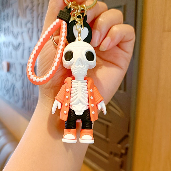 Wholesale Cartoon Doll Silicone Keychain JDC-KC-MingT261