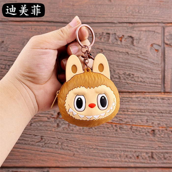 Wholesale Coin Purse Keychain Cartoon Doll Keychain Couple Student Bag  Pendant