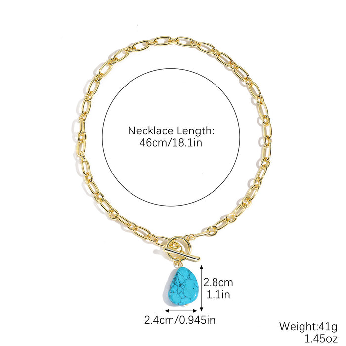 Wholesale Turquoise Bohemian Ethnic Style Necklace