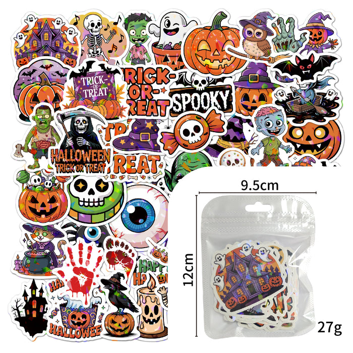 Wholesale Holographic Stickers 100-Pack Vinyl Waterproof Decorative Party Gift MOQ≥3