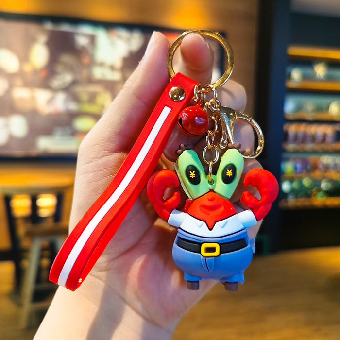 Wholesale Cartoon Doll Silicone Keychain JDC-KC-Tingm220