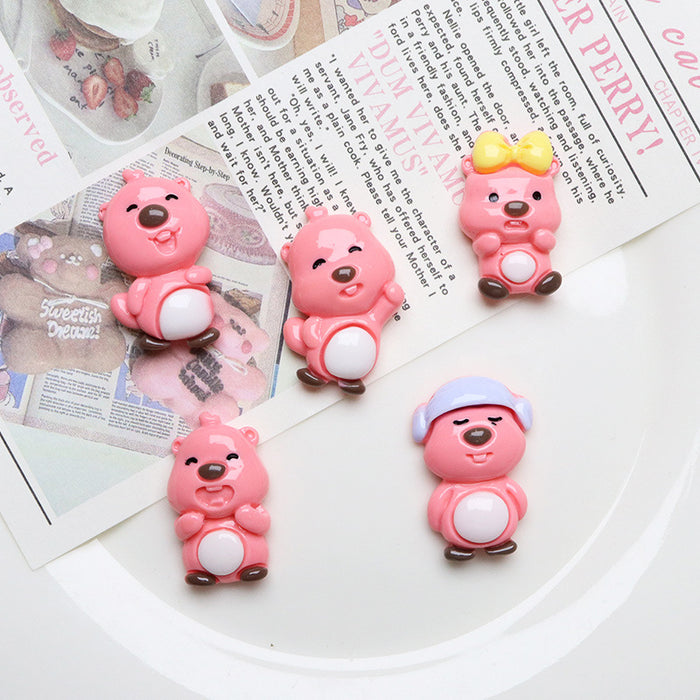 Wholesale 10PCS Cartoon 3D Doll Accessories DIY Resin Accessories JDC-FK-YaoL011