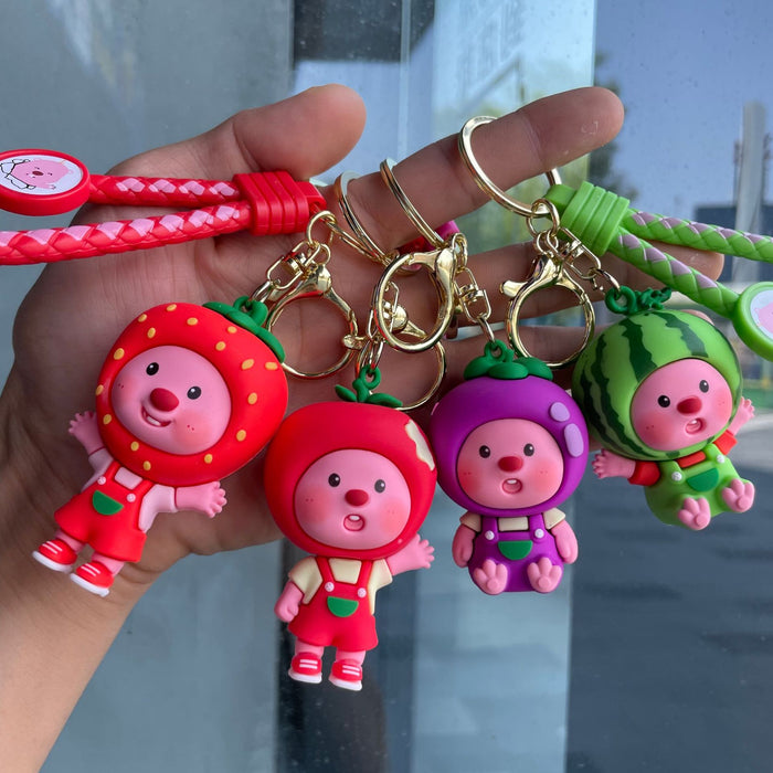 Wholesale Keychain Exquisite Doll Car Keychain Couple Backpack Pendant Small Gift