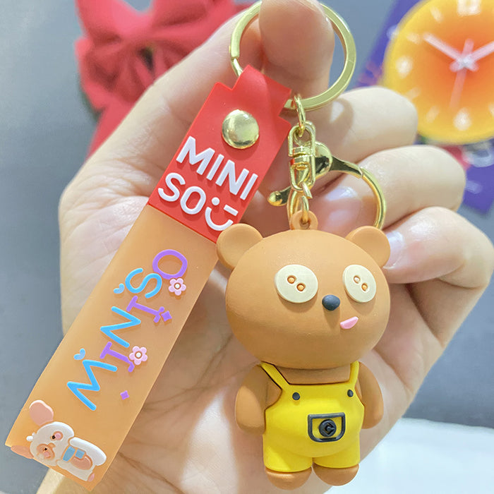 Wholesale PVC Cartoon Doll Keychain JDC-KC-WuYi131