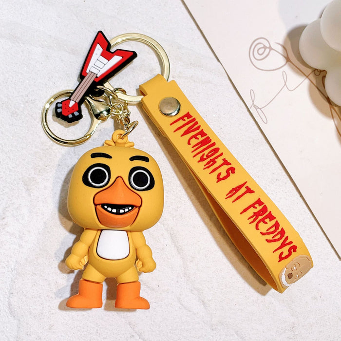 Wholesale pvc keychains creative cute cartoon animal plush bags Cute Keychain