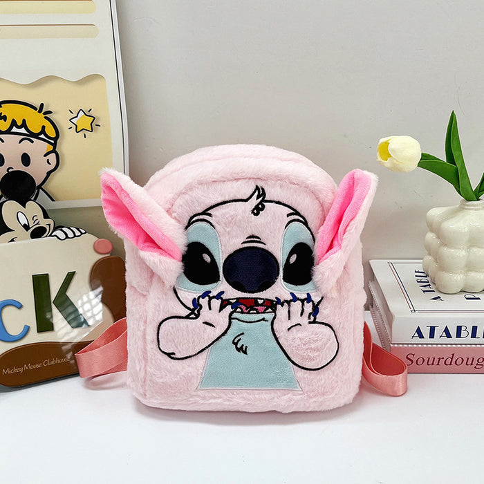 Wholesale Cute cartoon plush girl children's backpack, new student backpack