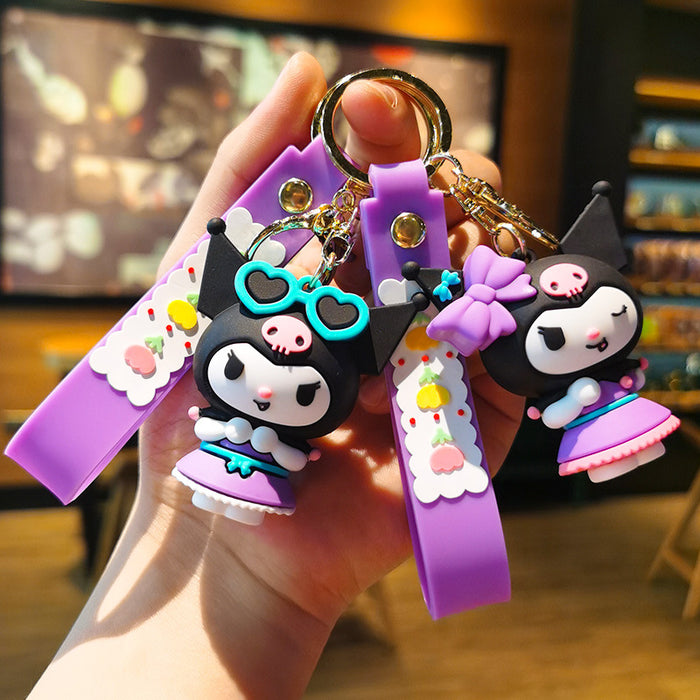 Wholesale Rubber Cartoon Doll Three-dimensional Keychain JDC-KC-Tingm105