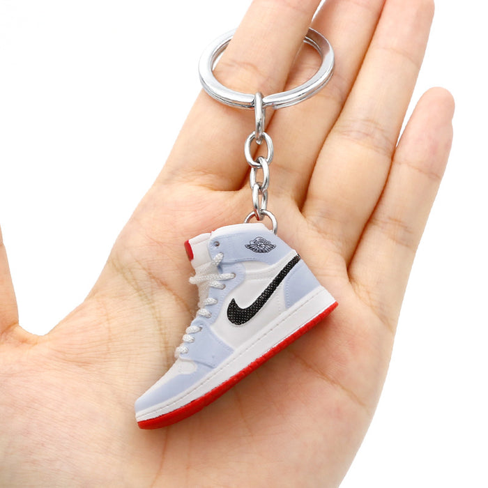 Wholesale PVC Mini Basketball Shoe Keychain JDC-KC-QLPing008