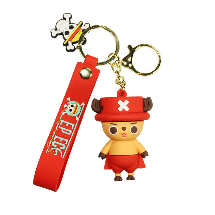 Wholesale Silicone Cartoon Doll Keychain JDC-KC-MingT224