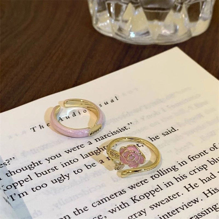 Wholesale Open mouth ring for women, niche design, high-end, exaggerated, exquisite, index finger ring ring